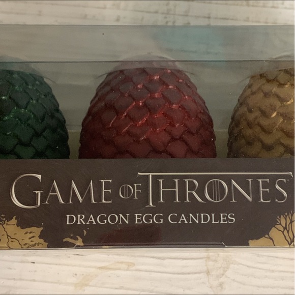 GAME OF THRONES 3 DRAGON EGG CANDLES SET! - Picture 5 of 10